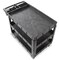 Dryser Utility Cart with Wheels, 46" x 25" Heavy Duty 550 lb. Capacity with Shelves - 3 Tier Rolling Cart with Two 5" Swivel Casters for Warehouse, Garage, Cleaning